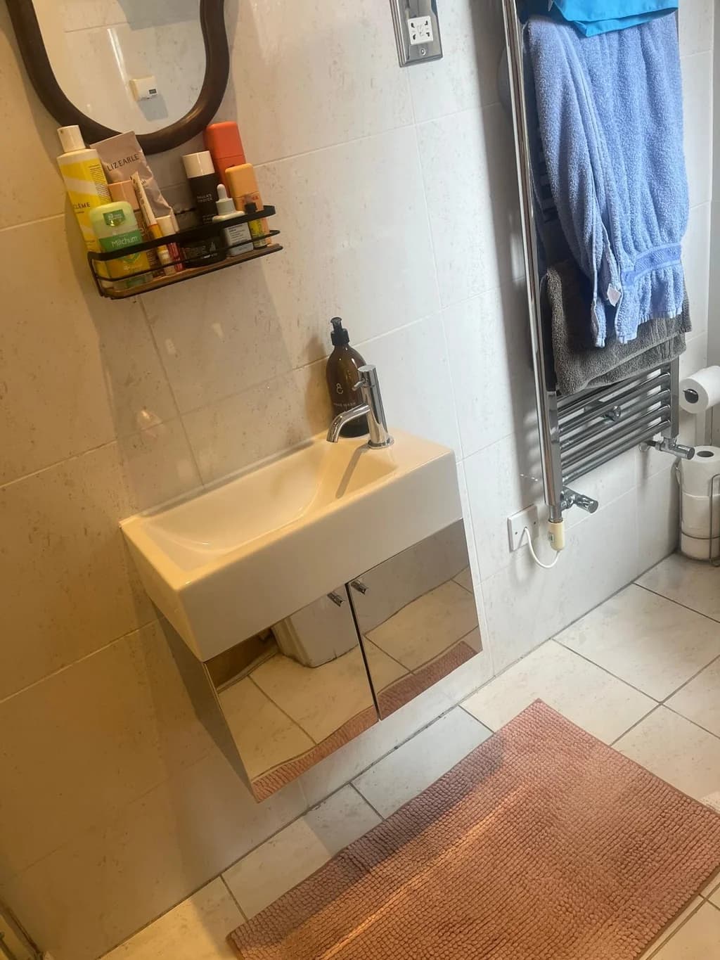 Regular domestic clean — cloakroom kept fresh week to week